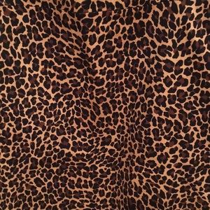 J Crew pencil skirt leopard print